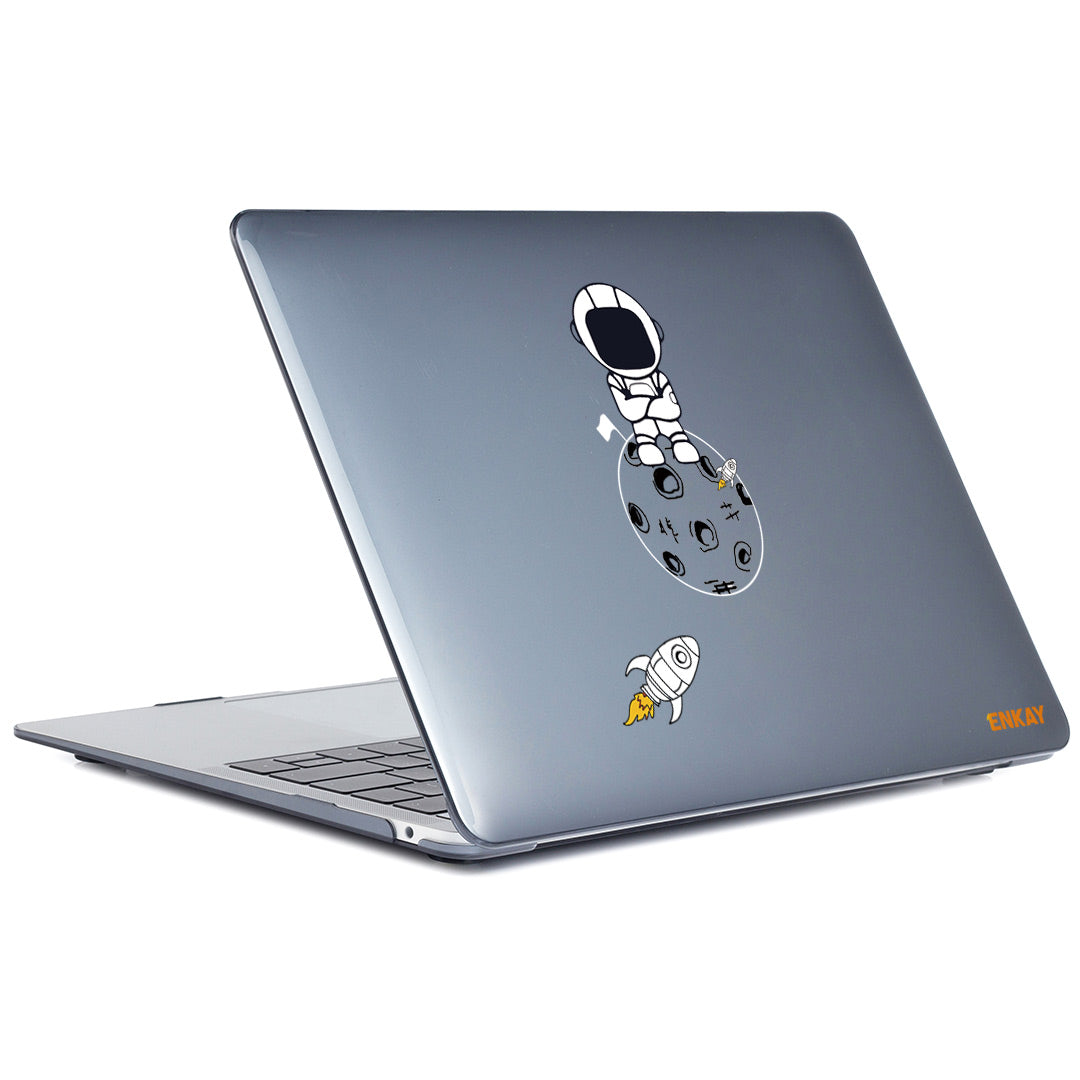For MacBook Air 13 inch (2020) A2179 / A2337 (US) Astronaut Pattern Anti-Scratch Laptop Case with TPU Keyboard Cover + Dust-Proof Plugs - Astronaut No.4 For MacBook Air 13 inch (2020) A2179 / A2337 (US) Astronaut Pattern Anti-Scratch Laptop Case with TPU Keyboard Cover + Dust-Proof Plugs - Astronaut No.4